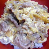 牛肉玉子とじ丼